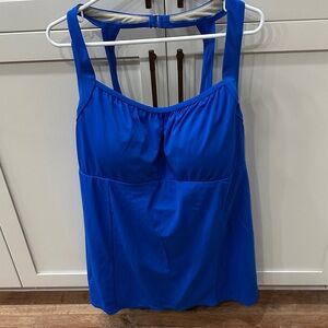 Catherine’s Blue Bathing Suit Top Size 24W NWT
